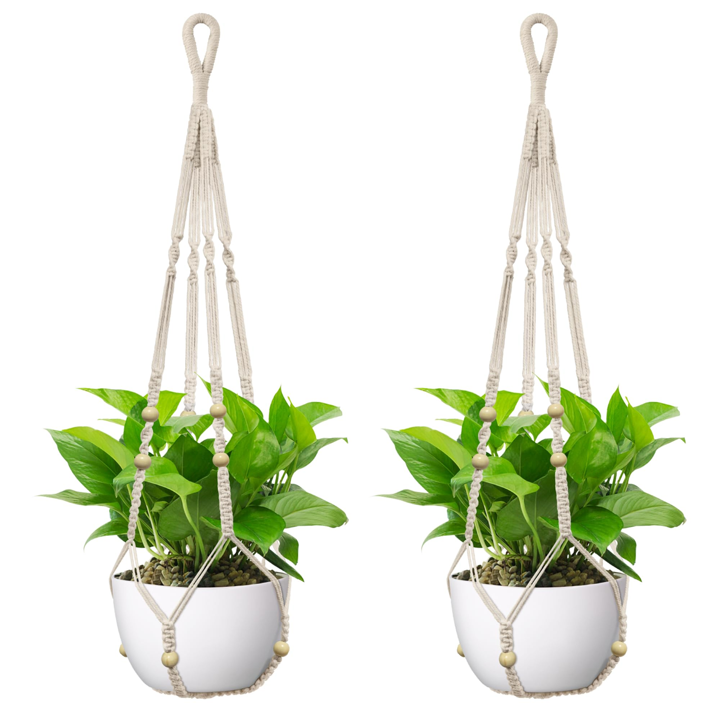 Hanging Macrame Planter Large product photo