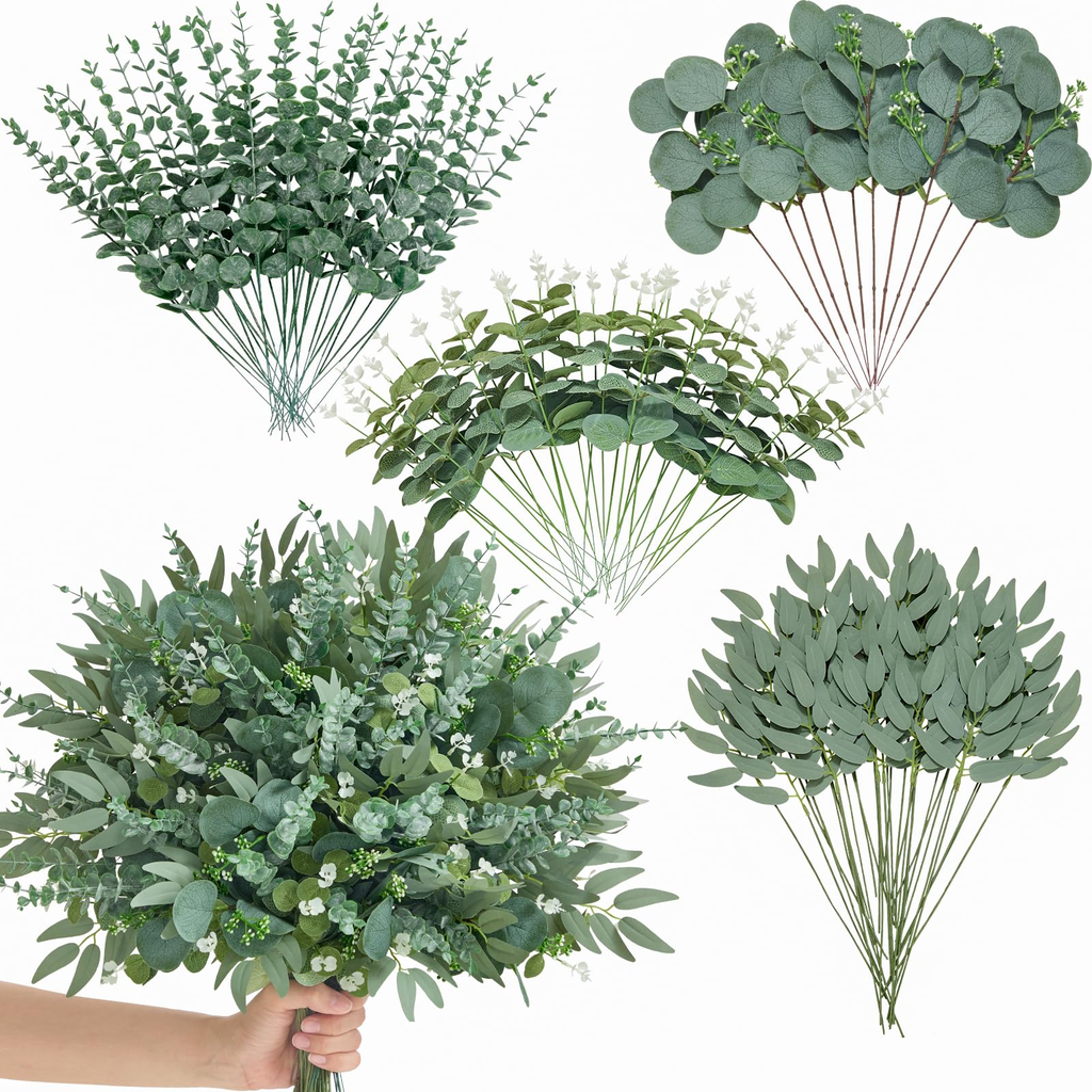 Nyah Evergreen Greenery Classic Faux Succulents Clear