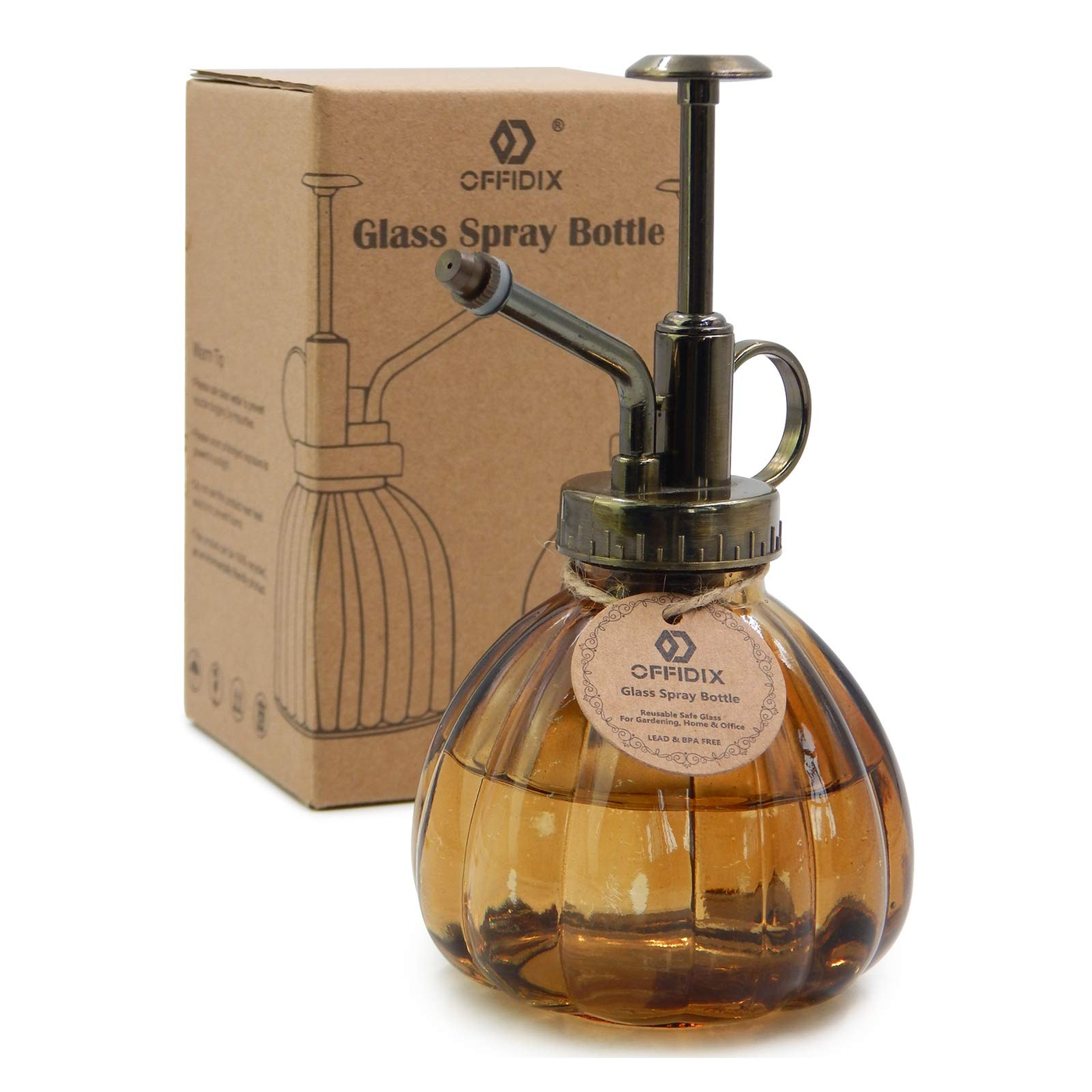 Plant Mister Bottle Amber Glass product photo