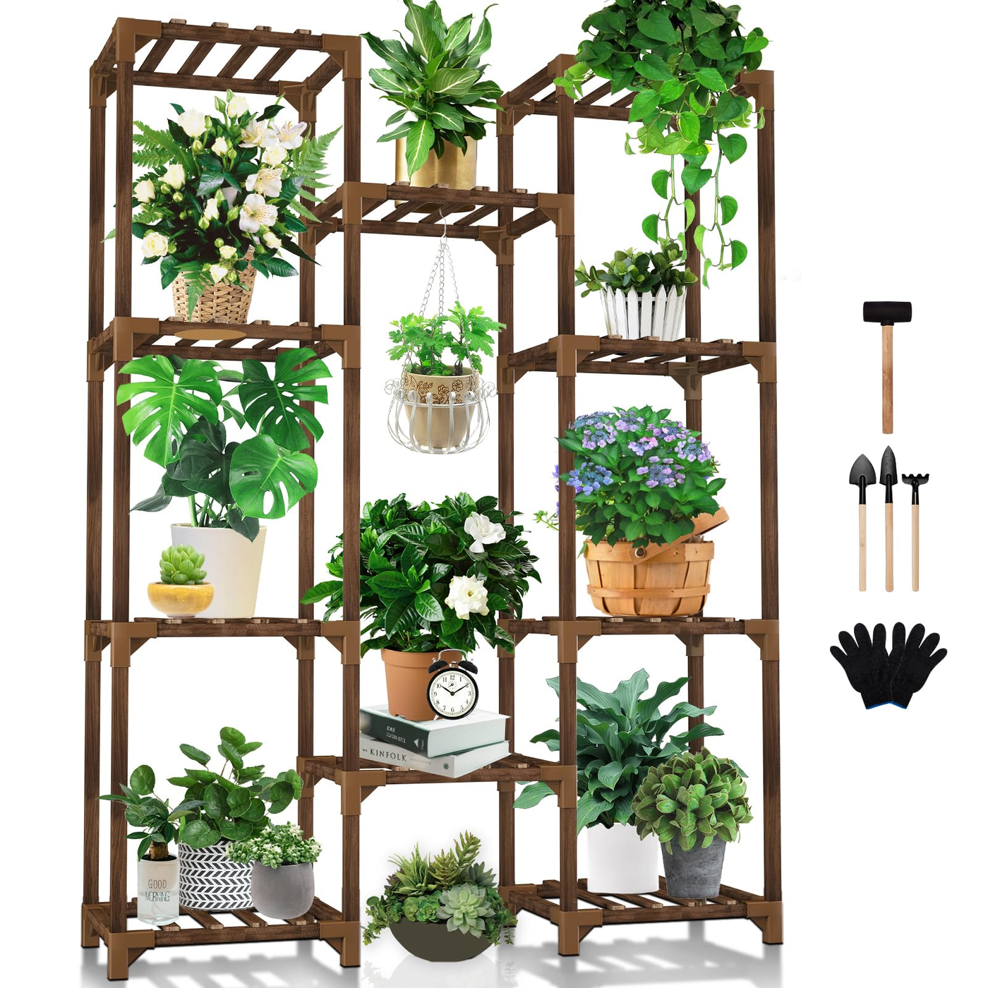 Plant Stand Wood Medium product photo